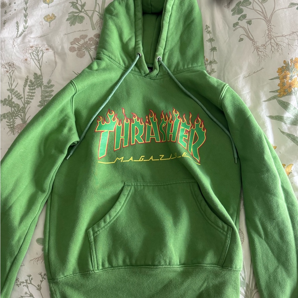 Thrasher -  Green Sweatshirt - S